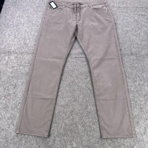 Peter Millar Pants Mens 40x32 Gray Crown Crafted Five Pocket Chino MEOXB60FB